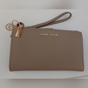 Anne Klein Tan Wristlet Wallet